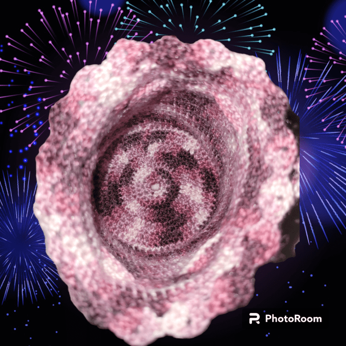 Bourse/porte-monnaie rose pâle/vieux ose/violet foncé